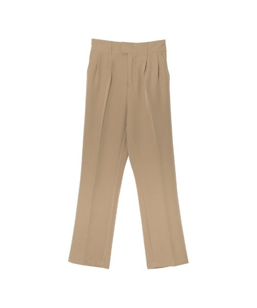 Re:EDIT（リエディ）の「リサイクルカットツイルダブルタックテーパードパンツ（スラックス・レディース・アイボリー/ブラック/ベージュ・LARGE/TALL/MEDIUM/SMALL/SHORT）」の9枚目の写真