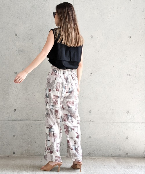 Per sist ence（パーシエンス）の「Per sist ence/パーシエンス　ケープ付き ノースリーブシャツ（シャツ/ブラウス・レディース・ベージュ/オフホワイト/ブラック・FREE）」の16枚目の写真