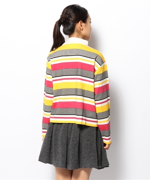 Kastane(カスタネ)の「【Kastane】ハイネックプルオーバー(Tシャツ/カットソー・レディース・ローズ/ネイビー・FREE)」の6枚目の写真