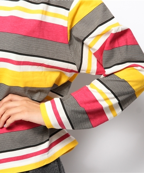 Kastane(カスタネ)の「【Kastane】ハイネックプルオーバー(Tシャツ/カットソー・レディース・ローズ/ネイビー・FREE)」の8枚目の写真