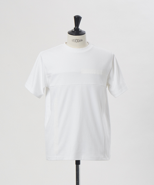 5351 POUR LES HOMMES(ゴーサンゴーイチプールオム)の「グラフィックライン Tシャツ(Tシャツ/カットソー・メンズ・ホワイト/ライトグレー/ブラック・44/46/48/50)」の2枚目の写真