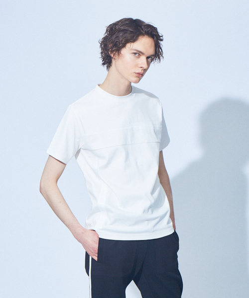 5351 POUR LES HOMMES(ゴーサンゴーイチプールオム)の「グラフィックライン Tシャツ(Tシャツ/カットソー・メンズ・ホワイト/ライトグレー/ブラック・44/46/48/50)」の5枚目の写真