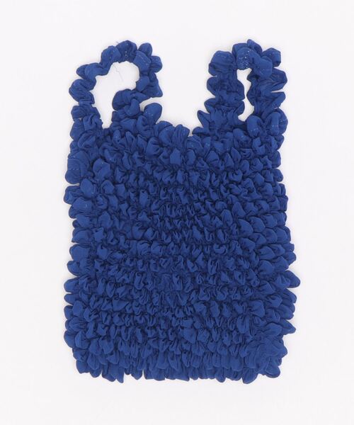 カヤ(カヤ)の「【カヤ】和の花 三浦絞りバッグ 大(エコバッグ/サブバッグ・レディース・ブラック/ピンク/ライトグリーン/ダークパープル/桜/ダークブルー/ライトパープル/パープル系その他/ブルーグリーン/マルーン・FREE)」の4枚目の写真