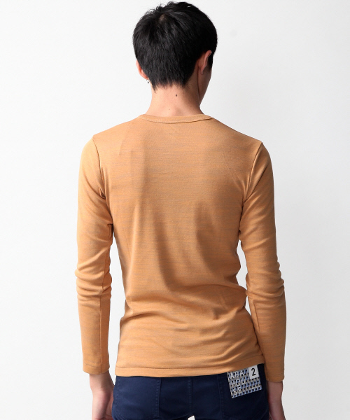 ABAHOUSE（アバハウス）の「トリッキーフライスVネックTシャツ（Tシャツ/カットソー・メンズ・ピンク/キャメル/サックスブルー/カーキ・3/2/4）」の17枚目の写真