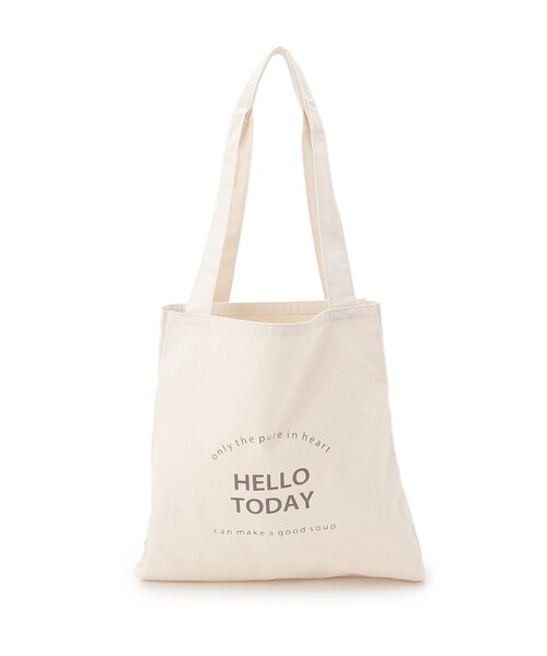 DRESKIP（ドレスキップ）の「◆あおりハンプトート（トートバッグ・レディース・チャコールグレー/グレー/ブルー/アイボリー/ブラック系1・00）」の2枚目の写真