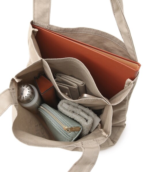 DRESKIP（ドレスキップ）の「◆あおりハンプトート（トートバッグ・レディース・チャコールグレー/グレー/ブルー/アイボリー/ブラック系1・00）」の10枚目の写真