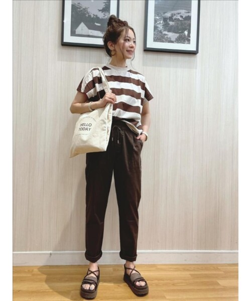 DRESKIP（ドレスキップ）の「◆あおりハンプトート（トートバッグ・レディース・チャコールグレー/グレー/ブルー/アイボリー/ブラック系1・00）」の13枚目の写真