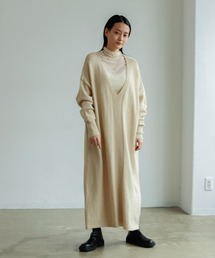 Birthday room | ふんわりフィット。Vネックロングワンピース(ワンピース)