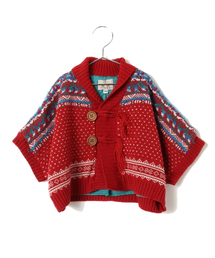 チチカカ | ジャガードニットドルマンカーディガン （ＫＩＤＳ）(カーディガン/ボレロ)