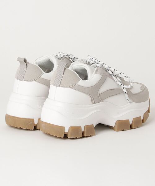 WEGO（ウィゴー）の「WEGO/デザインソールスニーカー（スニーカー・レディース・ブラック/ホワイト/ベージュ/ブラック系その他/ホワイト系その他/グレー・LARGE/MEDIUM）」の21枚目の写真