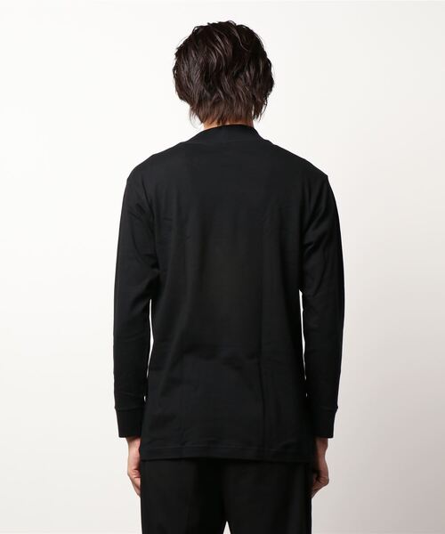 BODY WILD(ボディーワイルド)の「BODYWILD/ボディワイルド クルーネックロングスリーブ Tシャツ(Tシャツ/カットソー・メンズ・ホワイト/ブラック・MEDIUM/LARGE)」の3枚目の写真