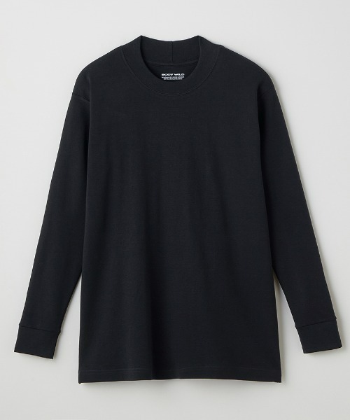 BODY WILD(ボディーワイルド)の「BODYWILD/ボディワイルド クルーネックロングスリーブ Tシャツ(Tシャツ/カットソー・メンズ・ホワイト/ブラック・MEDIUM/LARGE)」の6枚目の写真