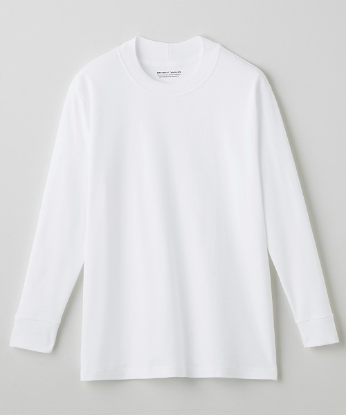 BODY WILD(ボディーワイルド)の「BODYWILD/ボディワイルド クルーネックロングスリーブ Tシャツ(Tシャツ/カットソー・メンズ・ホワイト/ブラック・MEDIUM/LARGE)」の5枚目の写真
