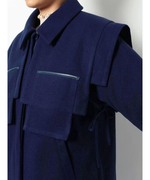 merry jenny（メリージェニー）の「サイドリボンベストcollar（付け襟・レディース・アイボリー/ブラック/ネイビー・FREE）」の16枚目の写真