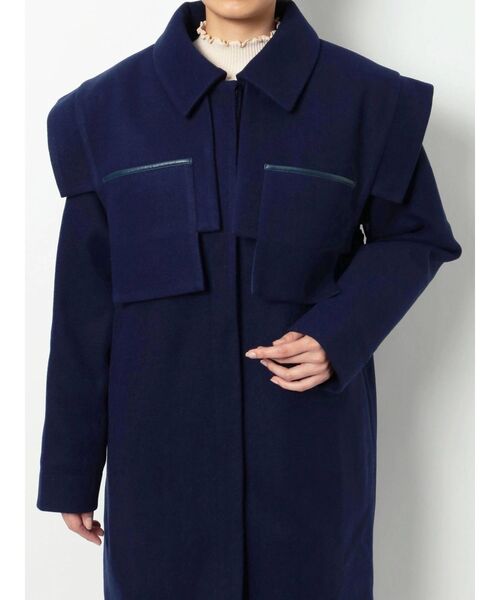 merry jenny（メリージェニー）の「サイドリボンベストcollar（付け襟・レディース・アイボリー/ブラック/ネイビー・FREE）」の14枚目の写真