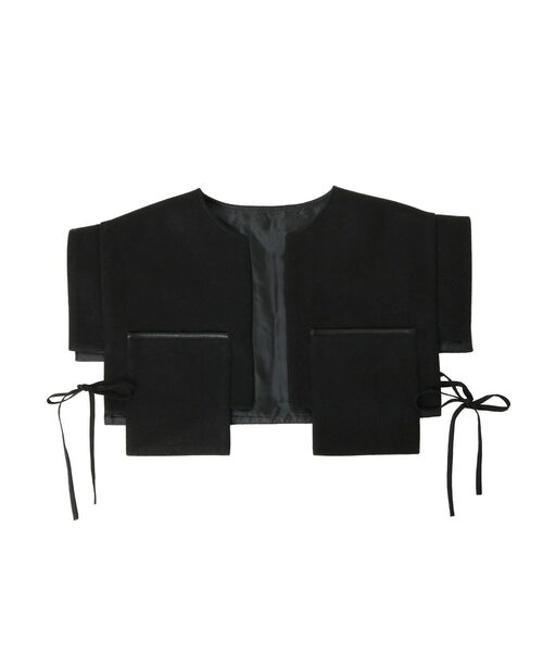 merry jenny（メリージェニー）の「サイドリボンベストcollar（付け襟・レディース・アイボリー/ブラック/ネイビー・FREE）」の18枚目の写真