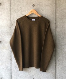【ユニセックスアイテム】lagran wool knit / ラグランスリーブがポイントの滑らかウール混ニット