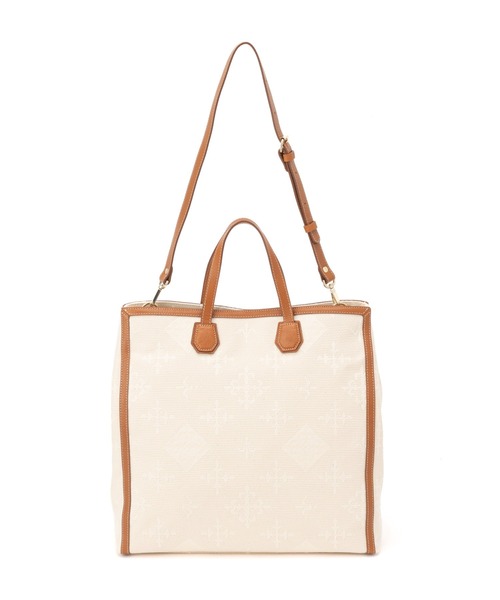 russet（ラシット）の「＜SHOPPER＞トートバッグL／刺し子ジャガード(CE-126)（トートバッグ・レディース・キナリ・FREE）」の13枚目の写真