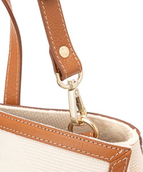 russet（ラシット）の「＜SHOPPER＞トートバッグL／刺し子ジャガード(CE-126)（トートバッグ・レディース・キナリ・FREE）」の4枚目の写真