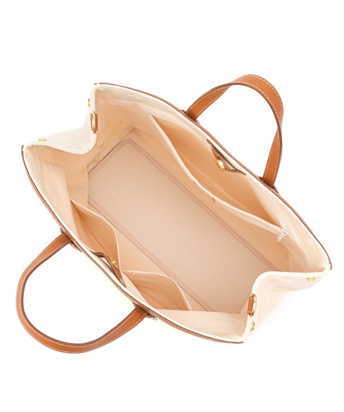 russet（ラシット）の「＜SHOPPER＞トートバッグL／刺し子ジャガード(CE-126)（トートバッグ・レディース・キナリ・FREE）」の7枚目の写真