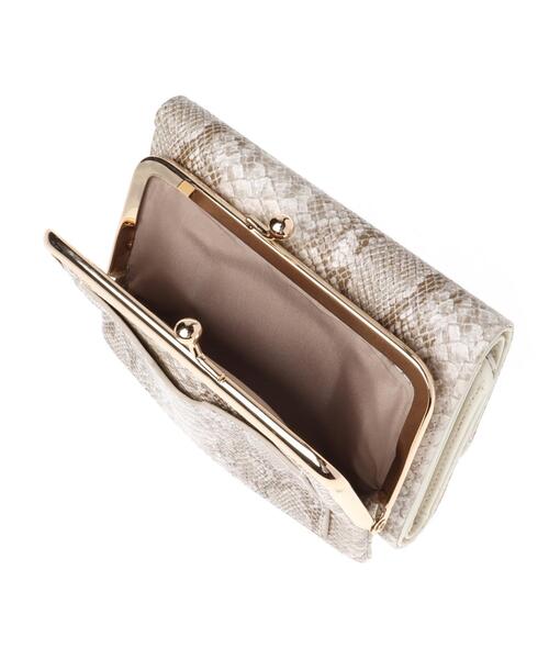 INGNI（イング）の「がま口ミニウォレット（財布・レディース・ブラック/パイソン・ONE SIZE）」の6枚目の写真