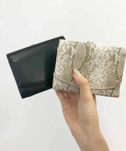 INGNI（イング）の「がま口ミニウォレット（財布・レディース・ブラック/パイソン・ONE SIZE）」の11枚目の写真
