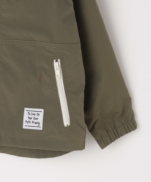 b・ROOM(ビールーム)の「無地マウンテンパーカ(マウンテンパーカー・キッズ・ネイビー/ブルーグレー/アイボリー/カーキ/ベージュ・100cm/120cm/90cm/110cm/130cm)」の14枚目の写真