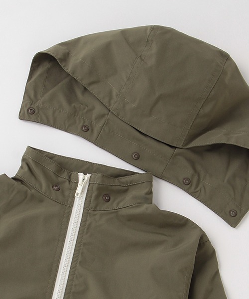 b・ROOM(ビールーム)の「無地マウンテンパーカ(マウンテンパーカー・キッズ・ネイビー/ブルーグレー/アイボリー/カーキ/ベージュ・100cm/120cm/90cm/110cm/130cm)」の12枚目の写真