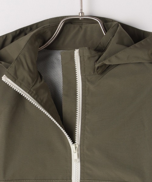 b・ROOM(ビールーム)の「無地マウンテンパーカ(マウンテンパーカー・キッズ・ネイビー/ブルーグレー/アイボリー/カーキ/ベージュ・100cm/120cm/90cm/110cm/130cm)」の9枚目の写真