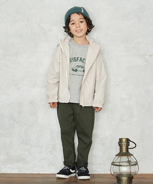 b・ROOM(ビールーム)の「無地マウンテンパーカ(マウンテンパーカー・キッズ・ネイビー/ブルーグレー/アイボリー/カーキ/ベージュ・100cm/120cm/90cm/110cm/130cm)」の20枚目の写真