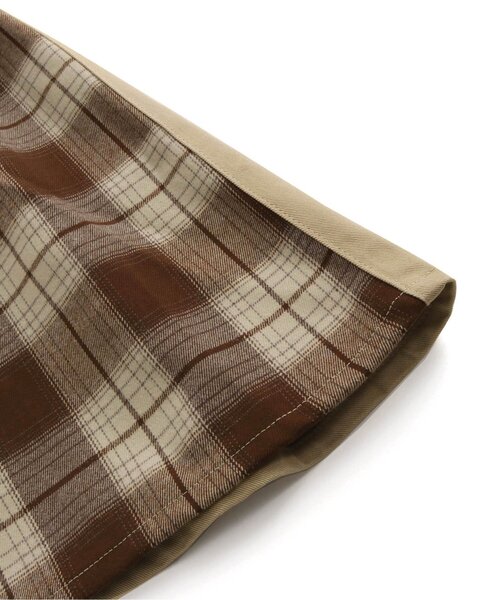 algy(アルジー)の「チェック切替ワンショルジャンスカ(ジャンパースカート・キッズ・ベージュ/ブラック・XX-SMALL/X-SMALL/SMALL/MEDIUM)」の6枚目の写真