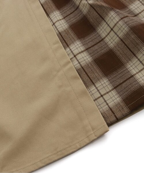 algy(アルジー)の「チェック切替ワンショルジャンスカ(ジャンパースカート・キッズ・ベージュ/ブラック・XX-SMALL/X-SMALL/SMALL/MEDIUM)」の16枚目の写真