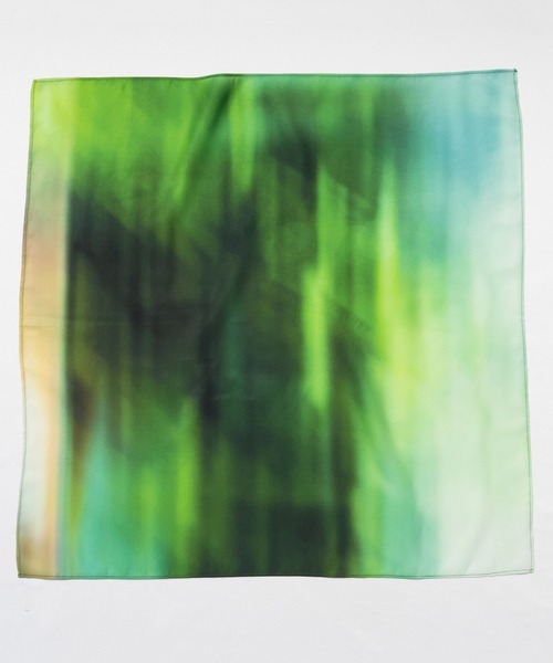 Wizzard（ウィザード）の「Wizzard ウィザード / SCARF グラフィックプリントスカーフ ストール / WAH22-002（ストール/ショール・メンズ・グリーン/イエロー×ブラック/ネイビー/ナチュラル・FREE）」の10枚目の写真