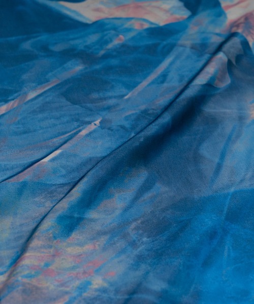 Wizzard（ウィザード）の「Wizzard ウィザード / SCARF グラフィックプリントスカーフ ストール / WAH22-002（ストール/ショール・メンズ・グリーン/イエロー×ブラック/ネイビー/ナチュラル・FREE）」の15枚目の写真