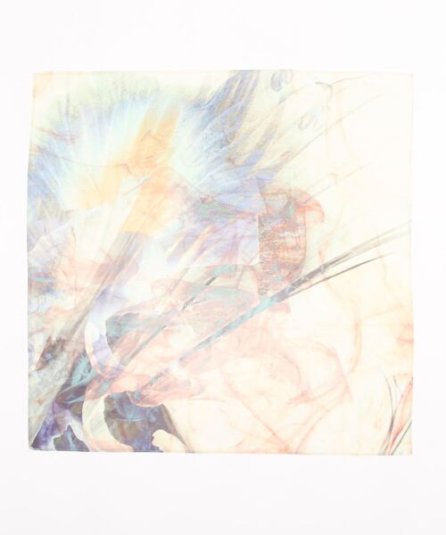 Wizzard（ウィザード）の「Wizzard ウィザード / SCARF グラフィックプリントスカーフ ストール / WAH22-002（ストール/ショール・メンズ・グリーン/イエロー×ブラック/ネイビー/ナチュラル・FREE）」の5枚目の写真