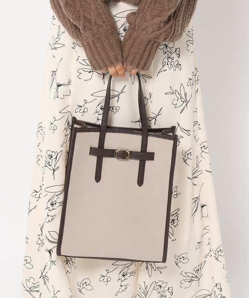 mysty woman(ミスティウーマン)の「モノグラムアウトミニバッグ 236643(トートバッグ・レディース・ベージュ/ブラウン/ダークブラウン/ライトベージュ・FREE)」の16枚目の写真