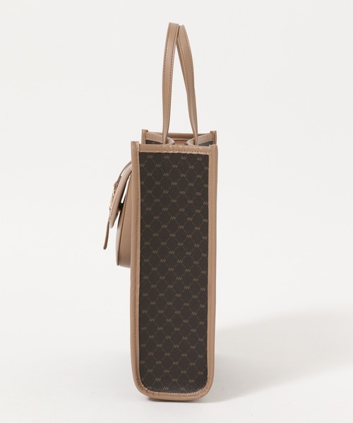 mysty woman(ミスティウーマン)の「モノグラムアウトミニバッグ 236643(トートバッグ・レディース・ベージュ/ブラウン/ダークブラウン/ライトベージュ・FREE)」の15枚目の写真