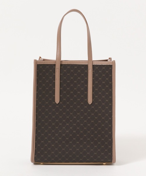 mysty woman(ミスティウーマン)の「モノグラムアウトミニバッグ 236643(トートバッグ・レディース・ベージュ/ブラウン/ダークブラウン/ライトベージュ・FREE)」の21枚目の写真