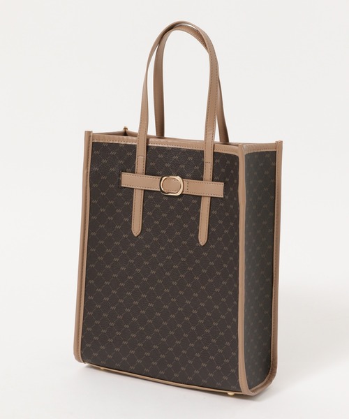 mysty woman(ミスティウーマン)の「モノグラムアウトミニバッグ 236643(トートバッグ・レディース・ベージュ/ブラウン/ダークブラウン/ライトベージュ・FREE)」の11枚目の写真