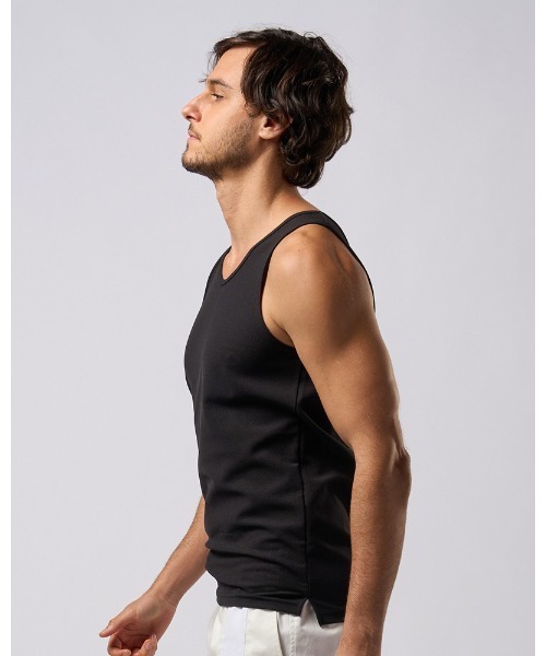 wjk(ダヴルジェイケイ)の「cool tank top(タンクトップ・メンズ・ライトグレー/ホワイト/ネイビー/ブラック・X-LARGE/LARGE/MEDIUM/SMALL)」の16枚目の写真