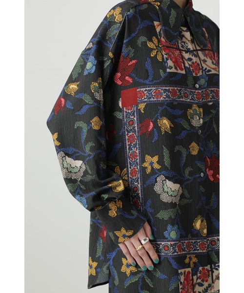 rose vintage import 古着ブラウスシャツ ROSE BUD（ローズバッド）の「ヴィンテージプリントブラウス