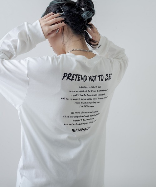 ハンドライティングバックロゴロンｔ