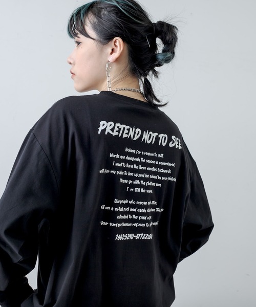 ハンドライティングバックロゴロンｔ