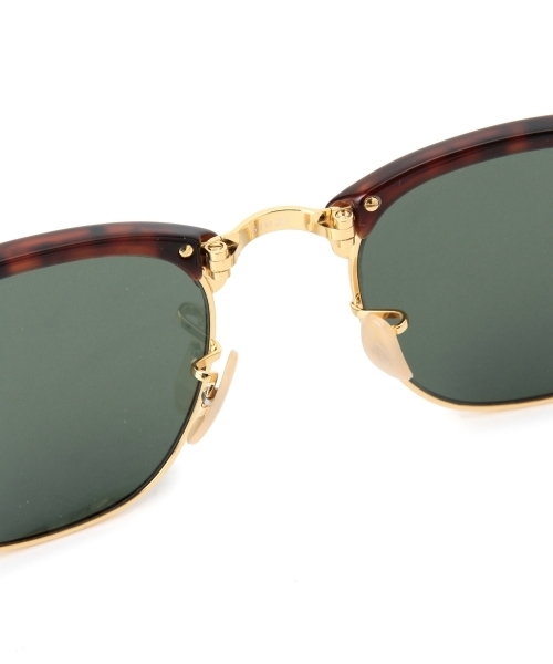 Ray BEAMS（レイビームス）の「Ray-Ban / "CLUBMASTER" 折りたたみ サングラス（サングラス・レディース・ブラウン・ONE SIZE）」の16枚目の写真