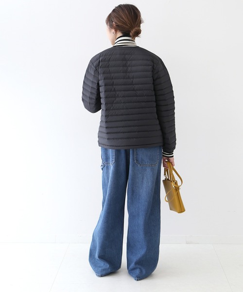 SLOBE IENA（スローブイエナ）の「【ORCIVAL/オーシバル】 INNER CREWNECK ダウンジャケット◆（ダウンジャケット/コート・レディース・ブラック・FREE）」の6枚目の写真