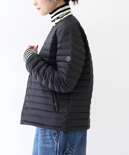 SLOBE IENA（スローブイエナ）の「【ORCIVAL/オーシバル】 INNER CREWNECK ダウンジャケット◆（ダウンジャケット/コート・レディース・ブラック・FREE）」の5枚目の写真