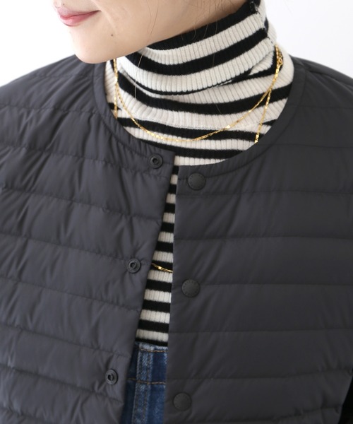 SLOBE IENA（スローブイエナ）の「【ORCIVAL/オーシバル】 INNER CREWNECK ダウンジャケット◆（ダウンジャケット/コート・レディース・ブラック・FREE）」の7枚目の写真