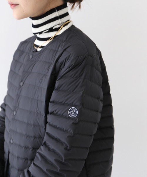 SLOBE IENA（スローブイエナ）の「【ORCIVAL/オーシバル】 INNER CREWNECK ダウンジャケット◆（ダウンジャケット/コート・レディース・ブラック・FREE）」の8枚目の写真