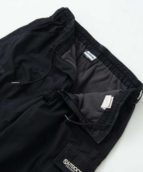 OUTDOOR PRODUCTS（アウトドアプロダクツ）の「【OUTDOOR PRODUCTS/アウトドアプロダクツ】毛玉になりにくい裏フリース使用の暖かいカーゴパンツ（カーゴパンツ・メンズ・ブラック/ベージュ/カーキ・MEDIUM/LARGE/X-LARGE）」の8枚目の写真