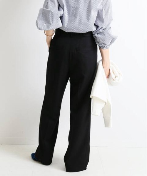 SLOBE IENA(スローブイエナ)の「ツイルストレートパンツ【手洗い可能】◆(その他パンツ・レディース・ブラック/パープル/ブラウン・40/38/36)」の12枚目の写真